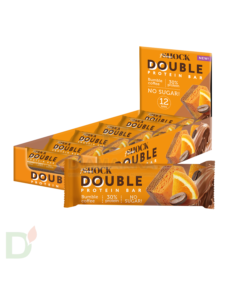 Батончик протеиновый FitnesShock Апельсиновый кофе 40гр. в России