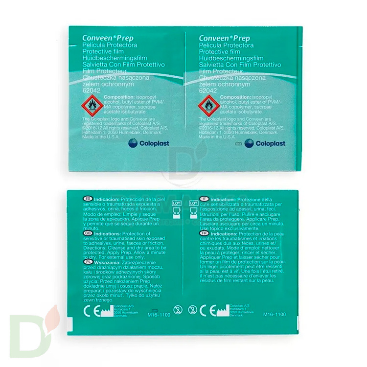 Пленка защитная Coloplast Conveen Prep/Колопласт Конвин Преп №1
