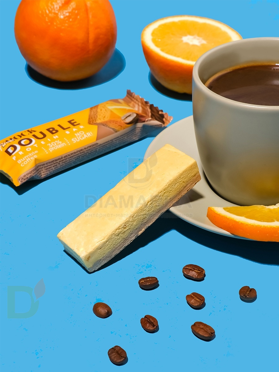 Батончик протеиновый FitnesShock Апельсиновый кофе 40гр. в России