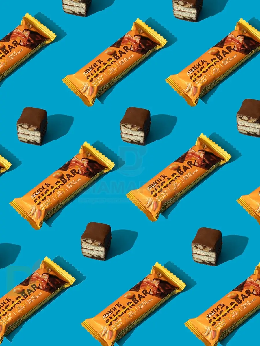 Батончик протеиновый FitnesShock Соленая карамель-Арахис 50гр. в России