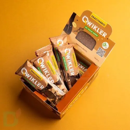 Батончик глазированный Snaq Fabriq QWIKLER Трюфель, 35 гр