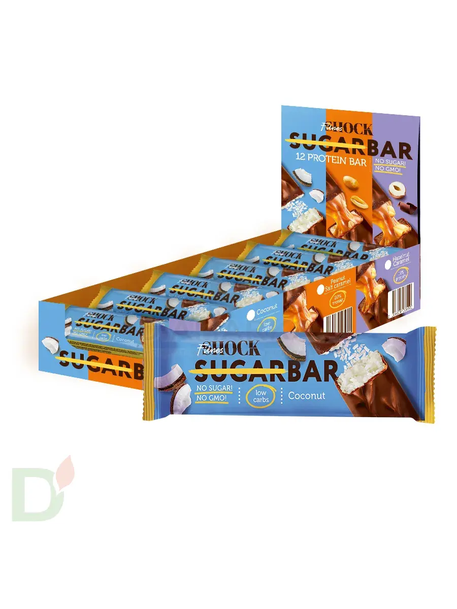 Батончик протеиновый FitnesShock Кокос 50гр. в России