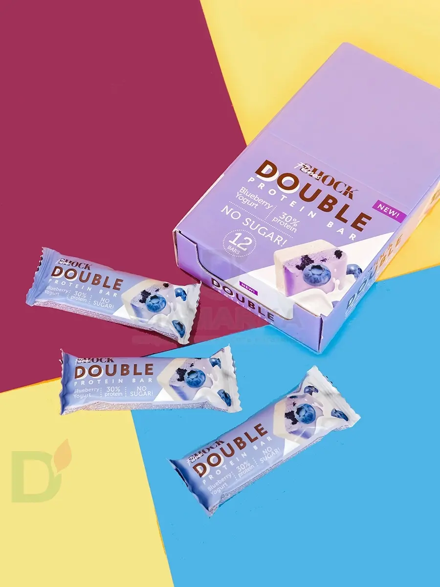 Батончик протеиновый FitnesShock Черничный йогурт 40гр. в России