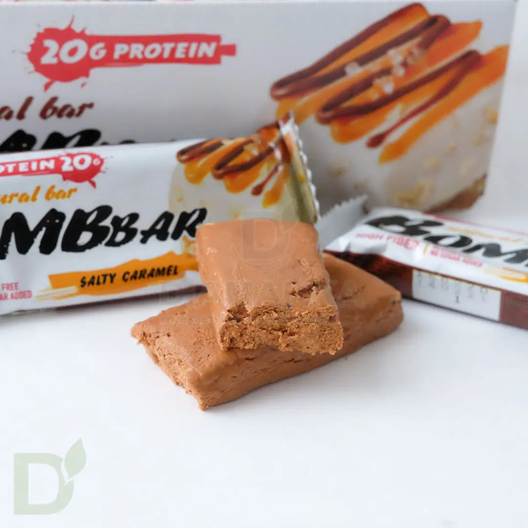 Батончик BOMBBAR Соленая карамель 60 гр. в России