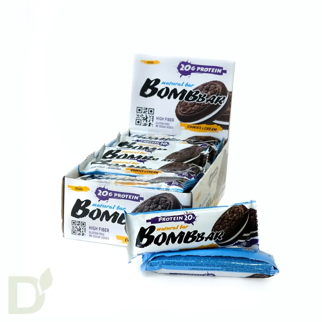 Батончик BOMBBAR Печенье с кремом 60 гр. в России