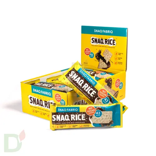 Батончик Snaq Fabriq рисовый глазированный молочным шоколадом, 10гр в России