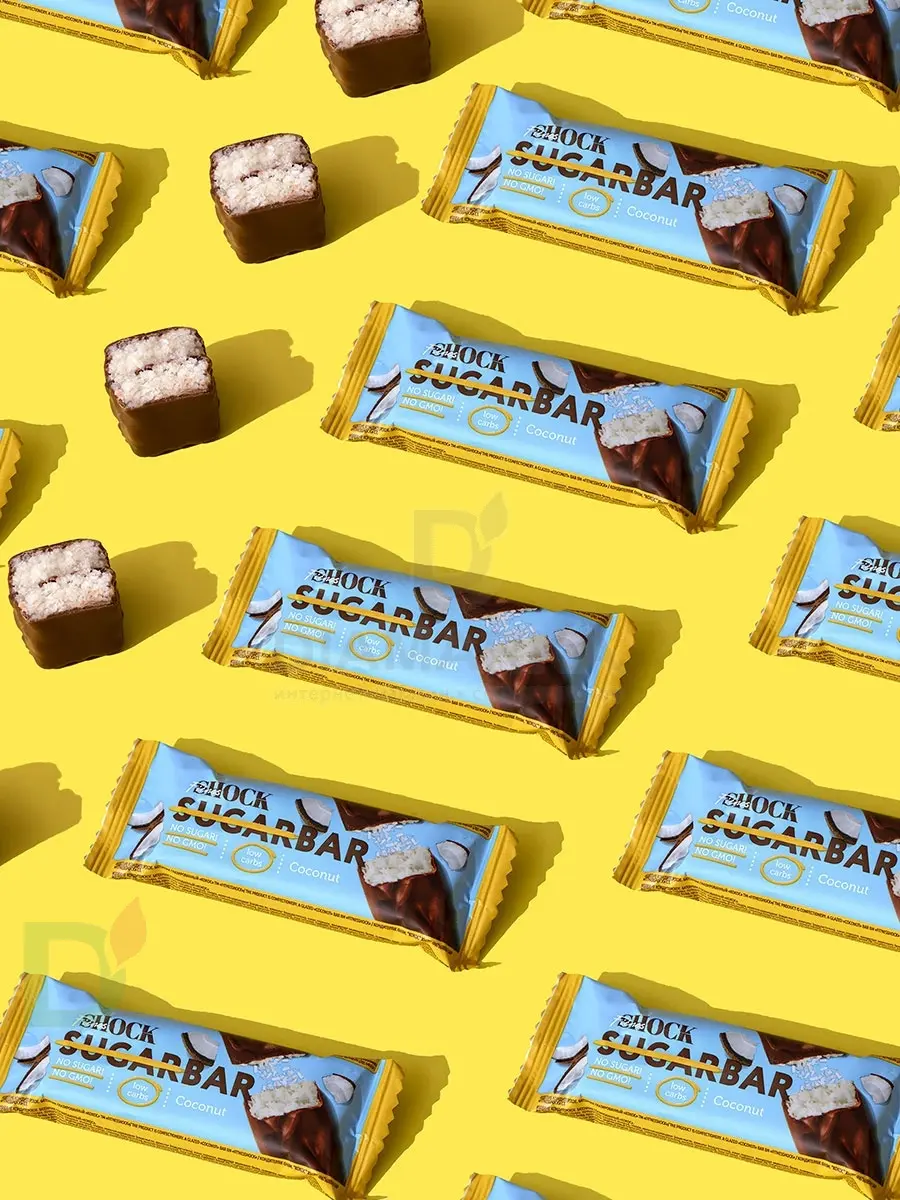 Батончик протеиновый FitnesShock Кокос 50гр. в России